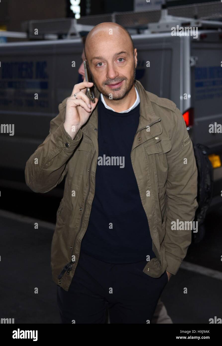 New York, NY, USA. Mar 28, 2017. Joe Bastianich dehors et environ pour la célébrité Candids - TUE, New York, NY 28 mars 2017. Credit : Derek Storm/Everett Collection/Alamy Live News Banque D'Images