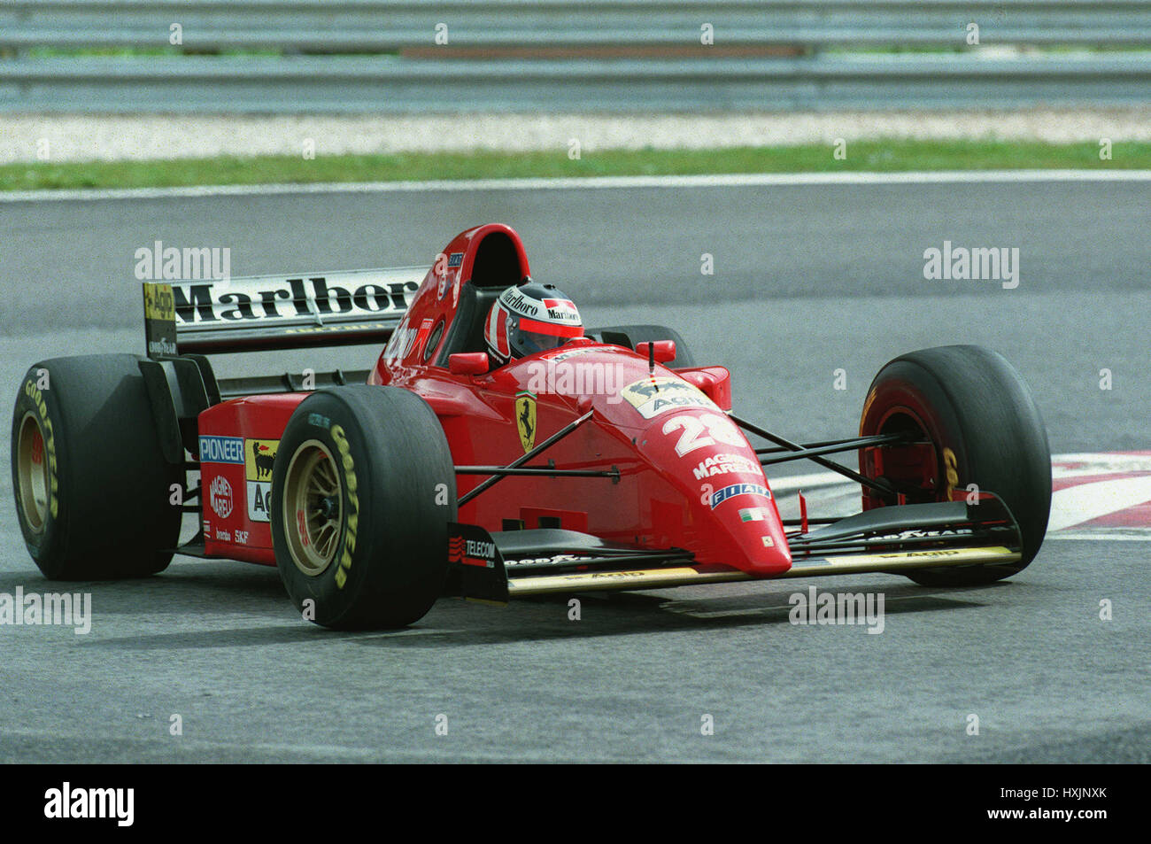 GERHARD BERGER. FERRARI 10 Mars 1995 Banque D'Images