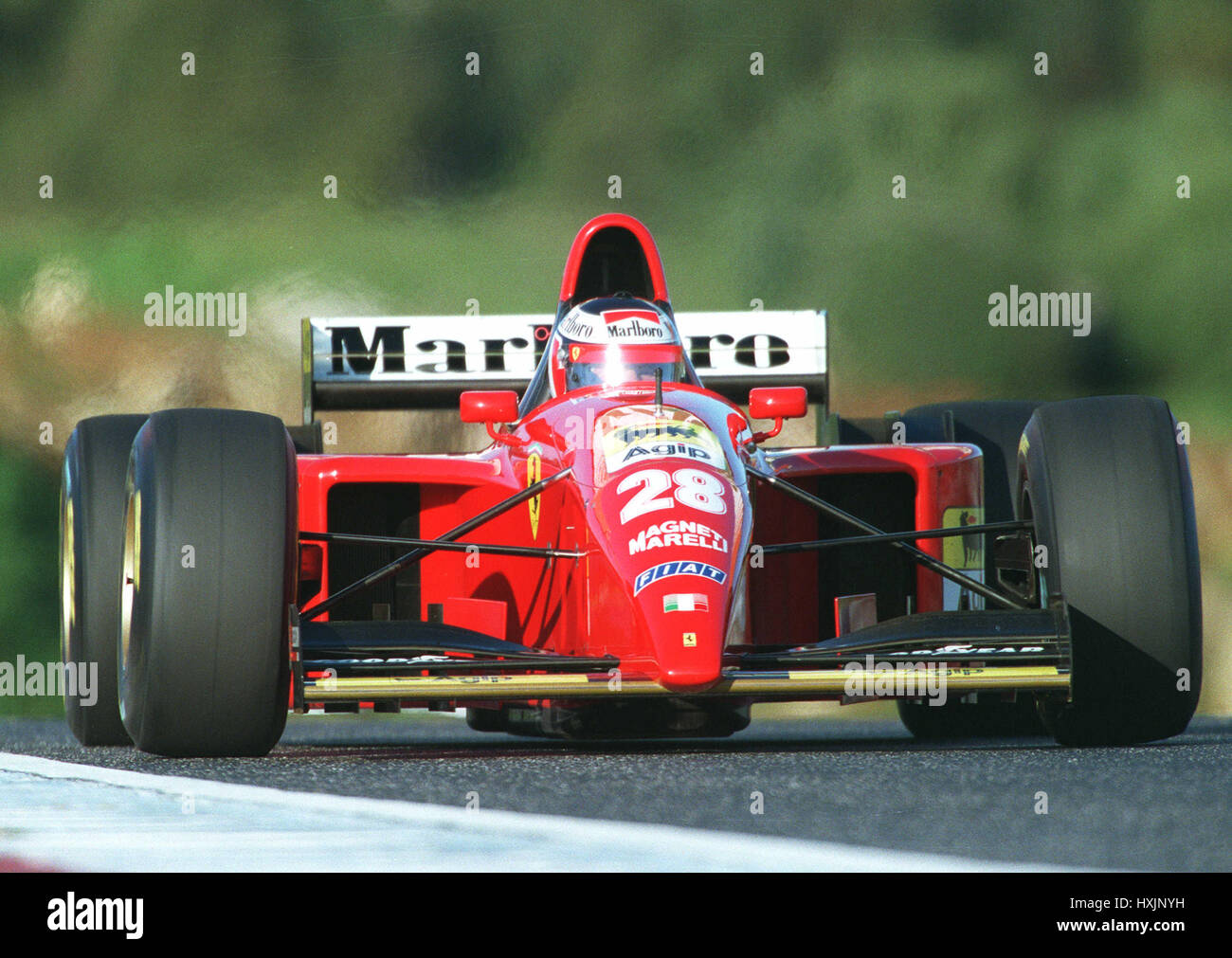 GERHARD BERGER. FERRARI 10 Mars 1995 Banque D'Images