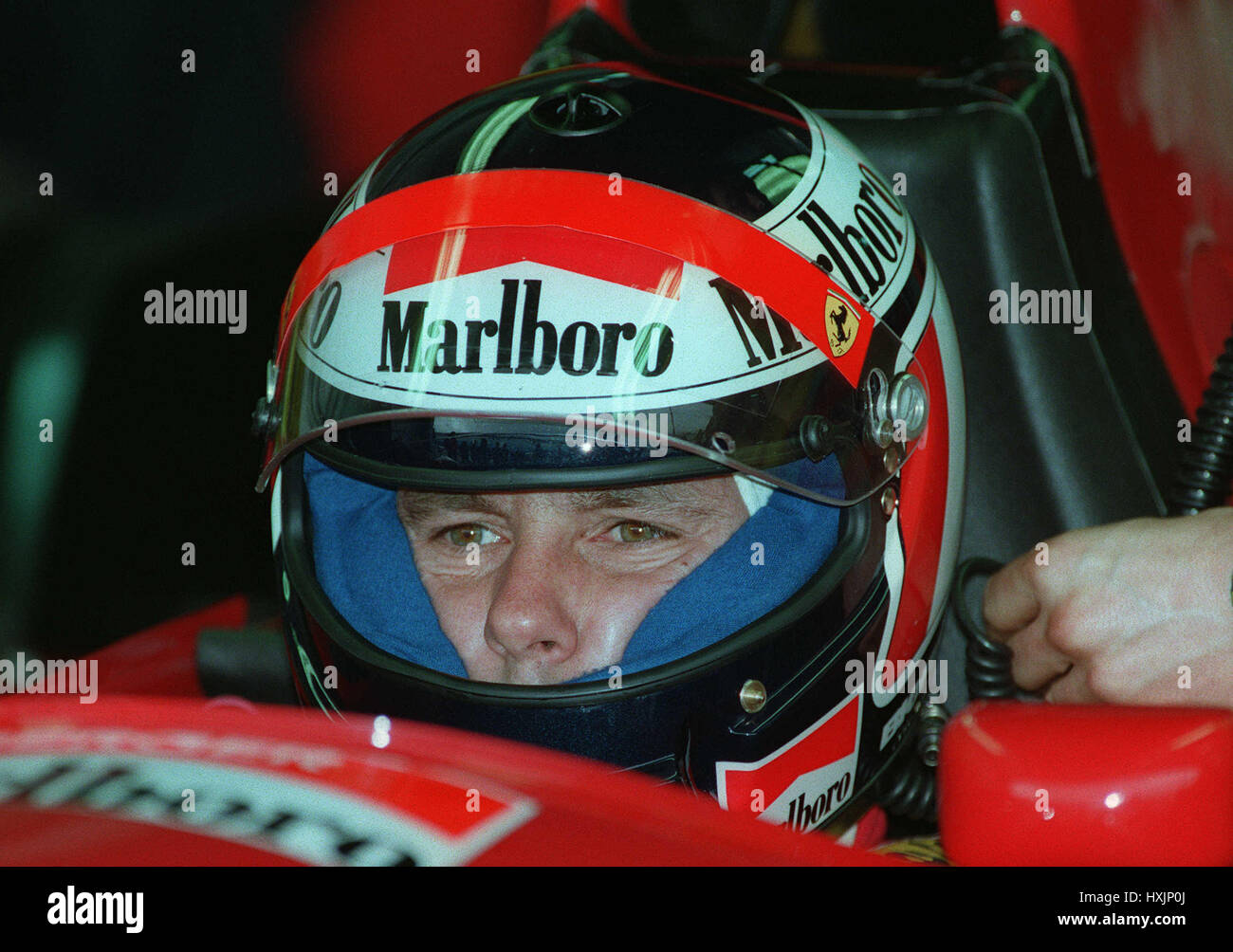 GERHARD BERGER. FERRARI 09 Mars 1995 Banque D'Images