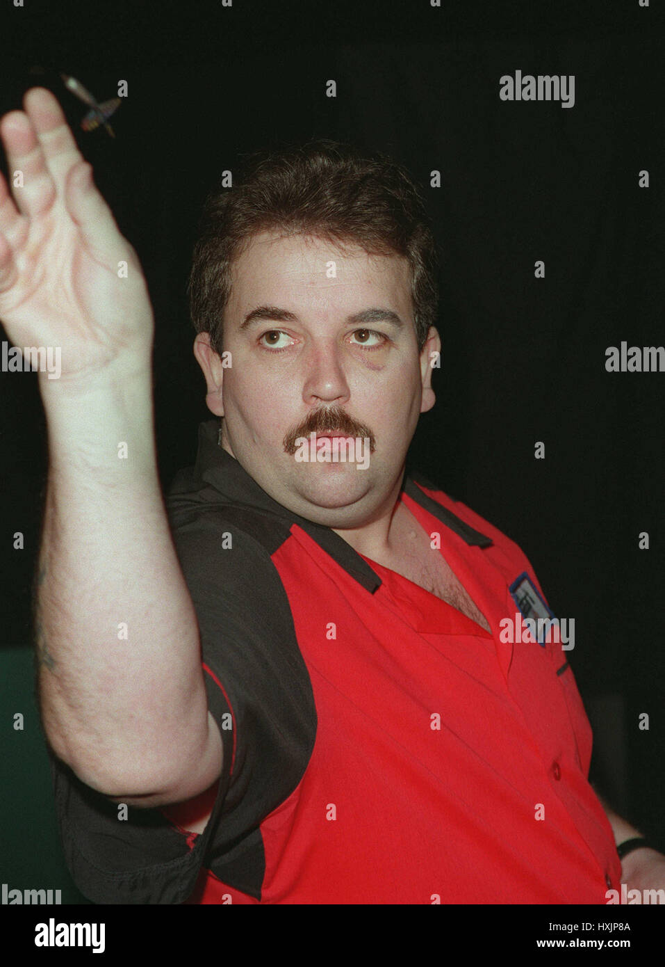 PHIL TAYLOR PRO FLÉCHETTES WDC 12 Janvier 1995 Banque D'Images