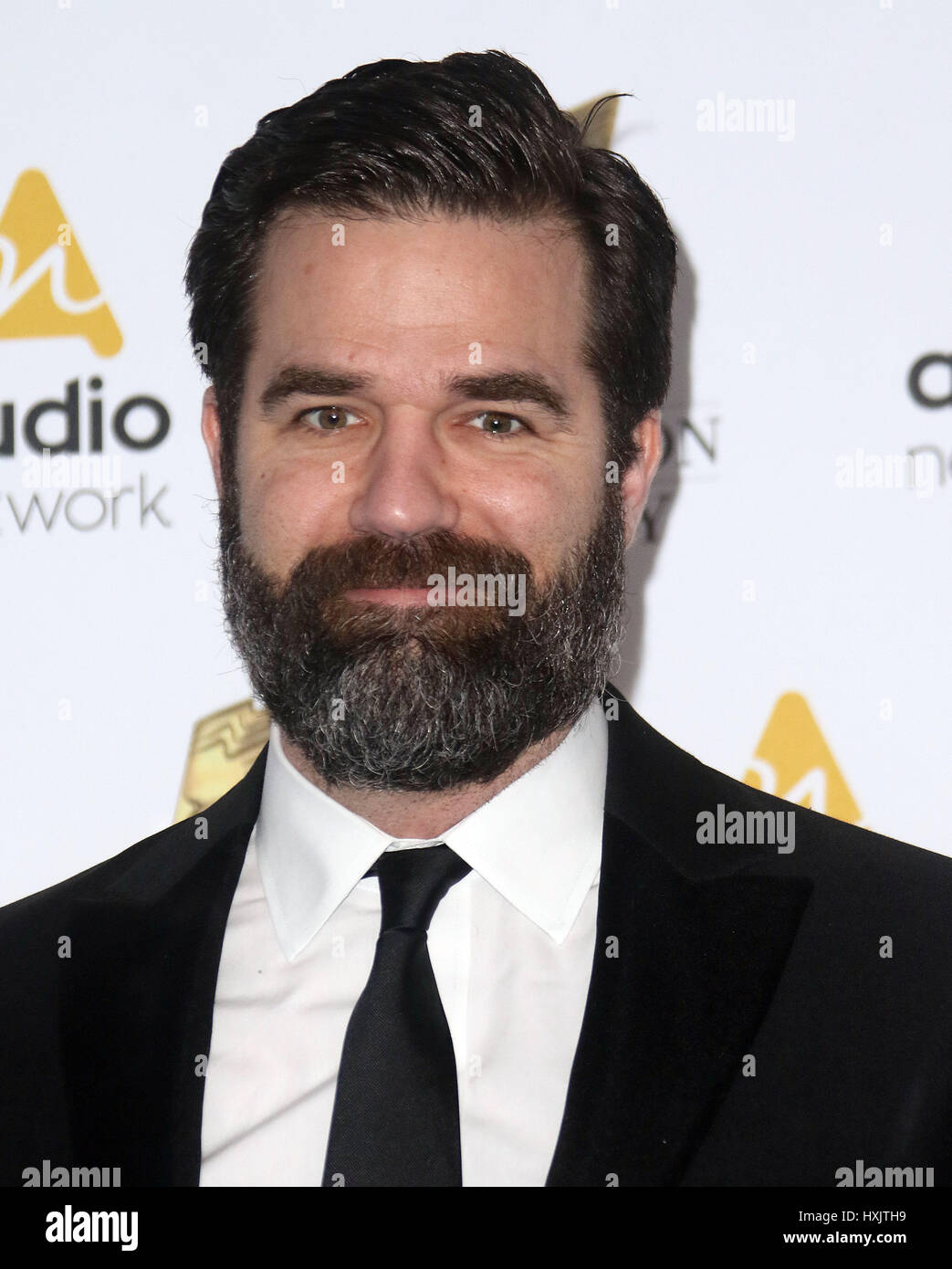 Mar 21, 2017 - Rob Delaney assistant à Royal Television Society Awards 2017, l'hôtel Grosvenor House à Londres, Angleterre, RU Banque D'Images