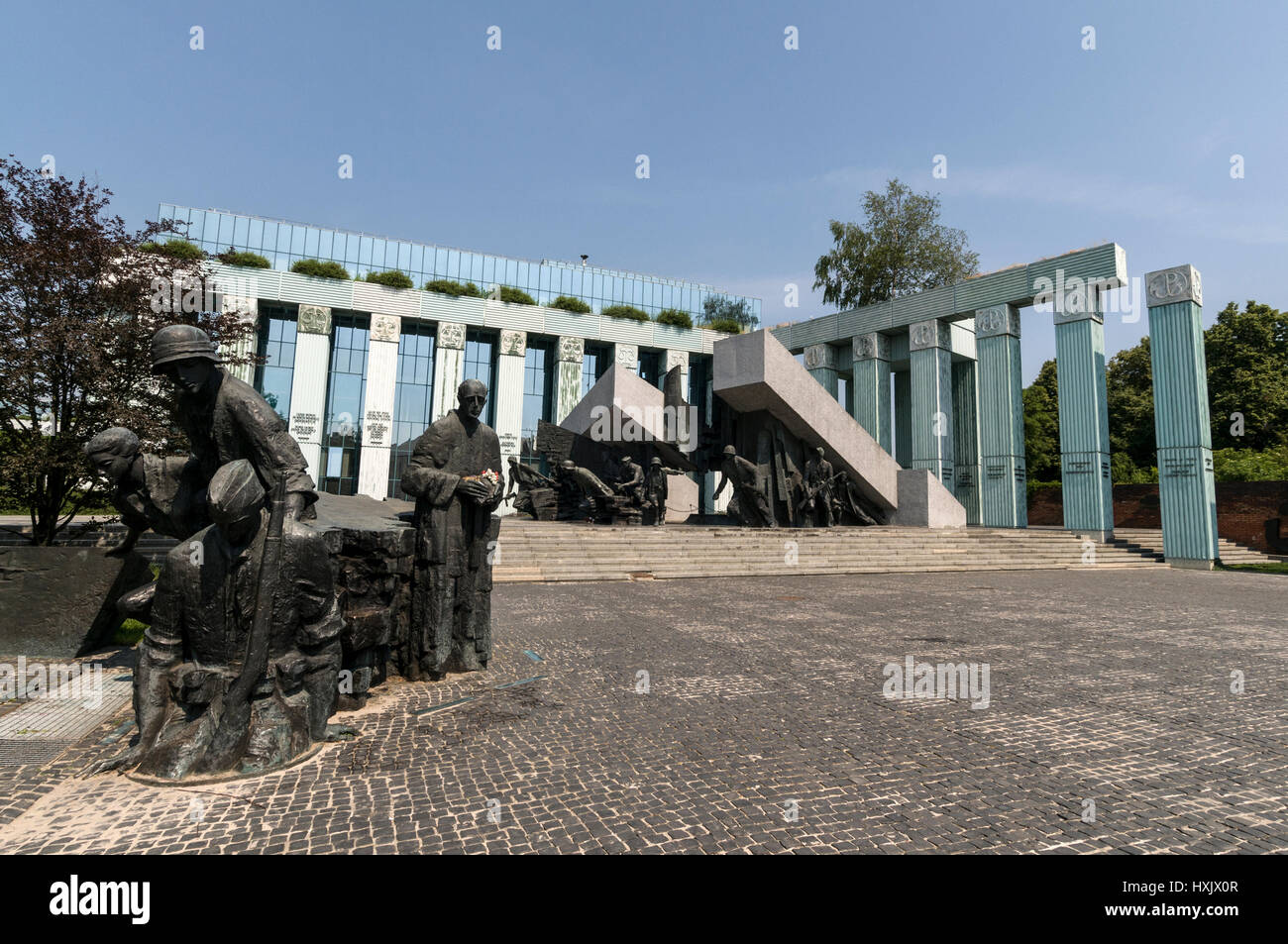 Najwyzszy-Supreme triste Cour dans Krasinski Square à Varsovie, Pologne. Autres bureaux : Président de la Cour suprême l'Assemblée générale des juges de la Banque D'Images