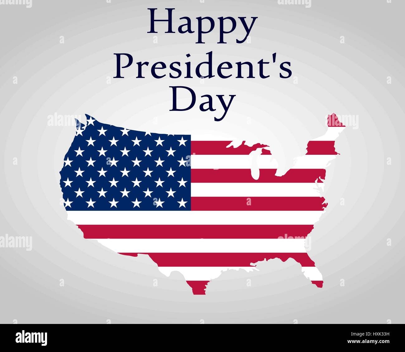 Le président s jour dans la United States Illustration de Vecteur