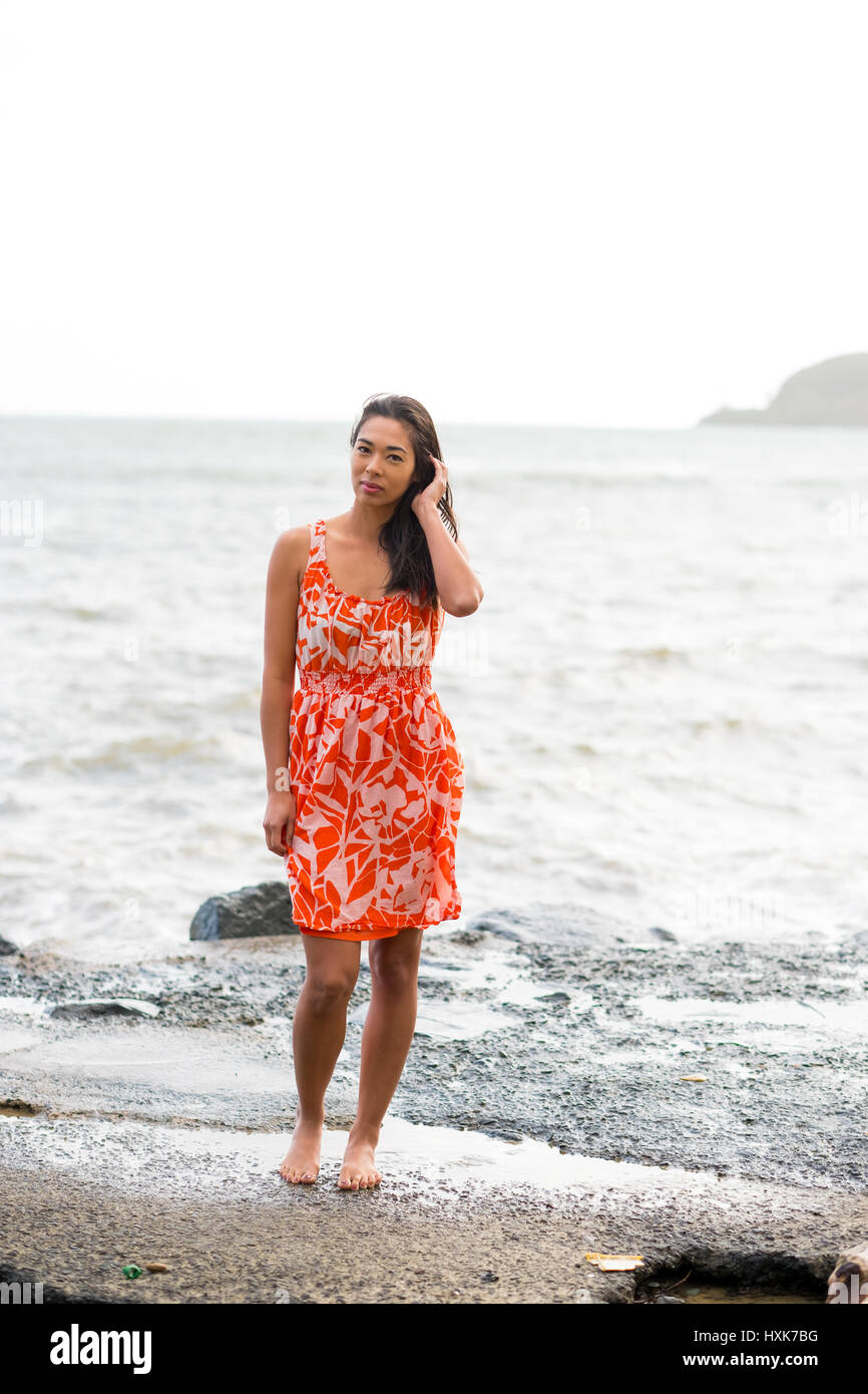 robe fleur hawaienne