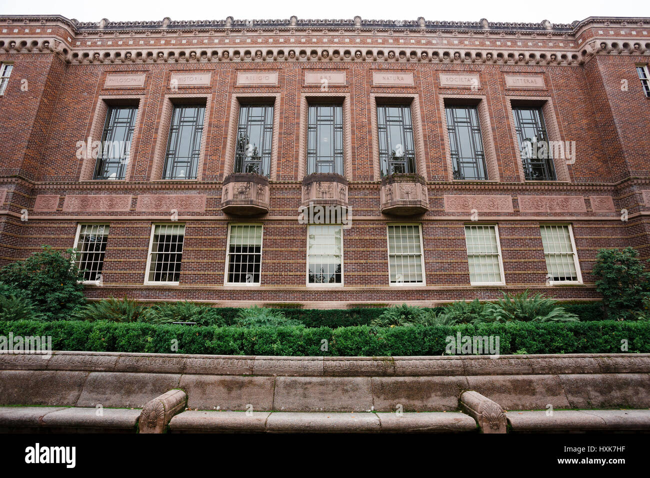 Bibliothèque chevalier extérieur du bâtiment à l'Université de l'Oregon à Eugene en Oregon. Banque D'Images