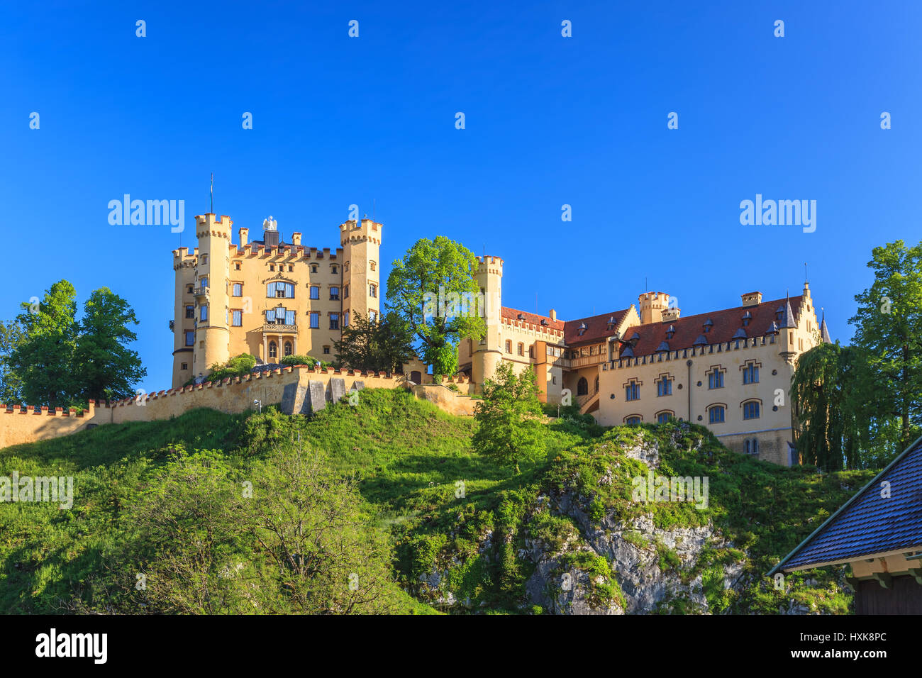 Château de Hohenschwangau, Fussen, Bavière, Allemagne Banque D'Images