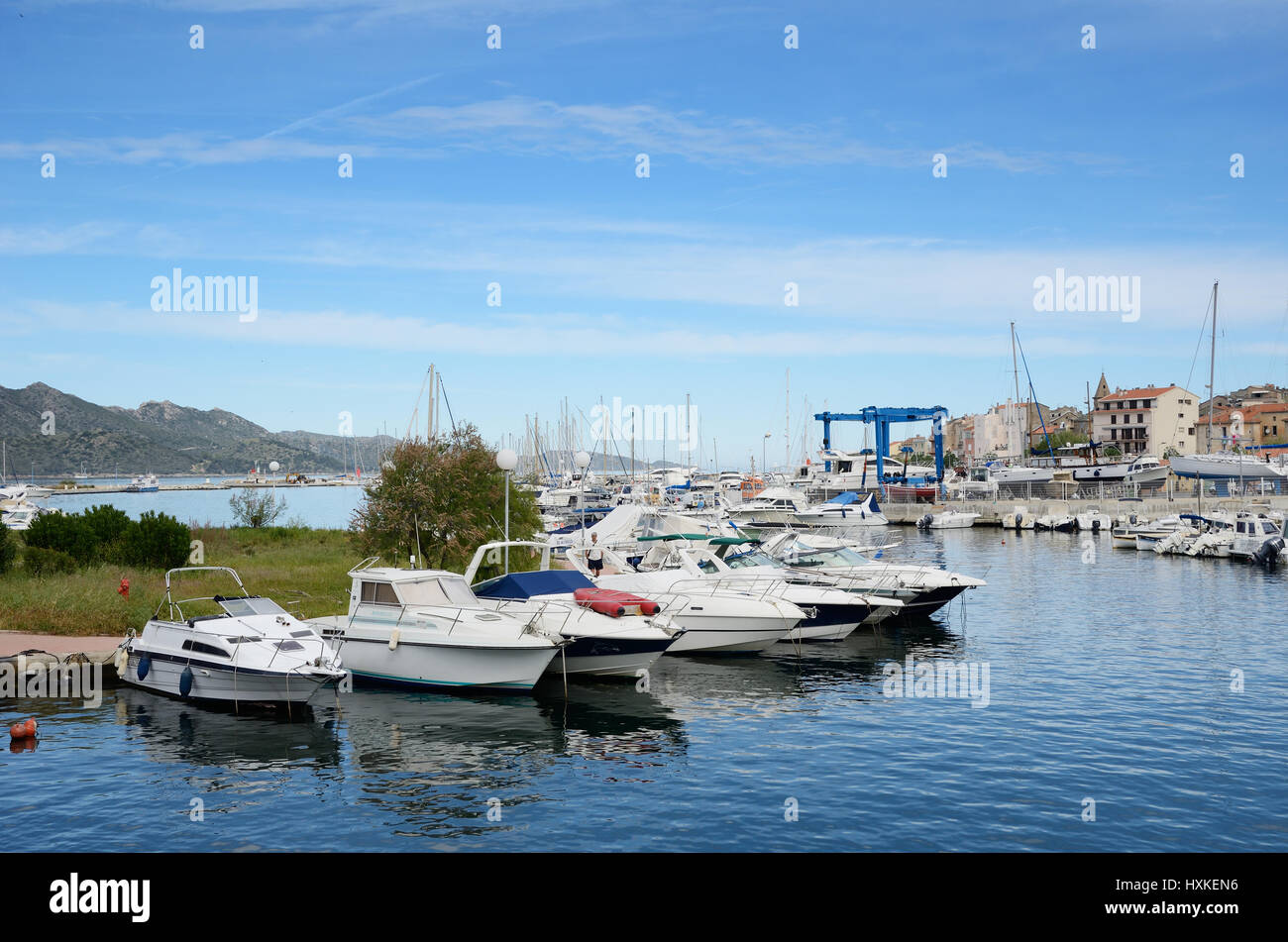 Port corse Saint-Florent Banque D'Images