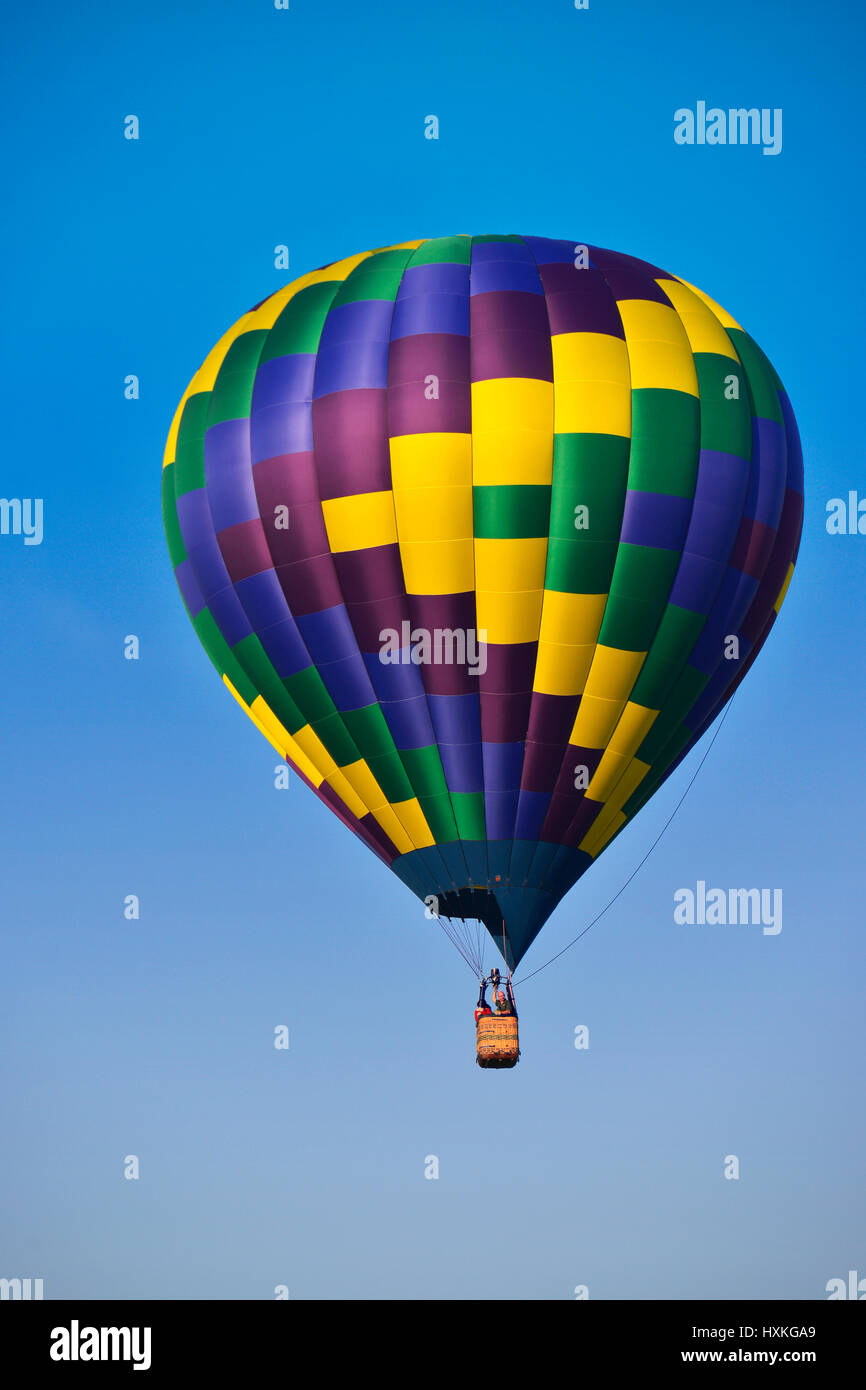 La montgolfière dans les Adirondacks Banque D'Images