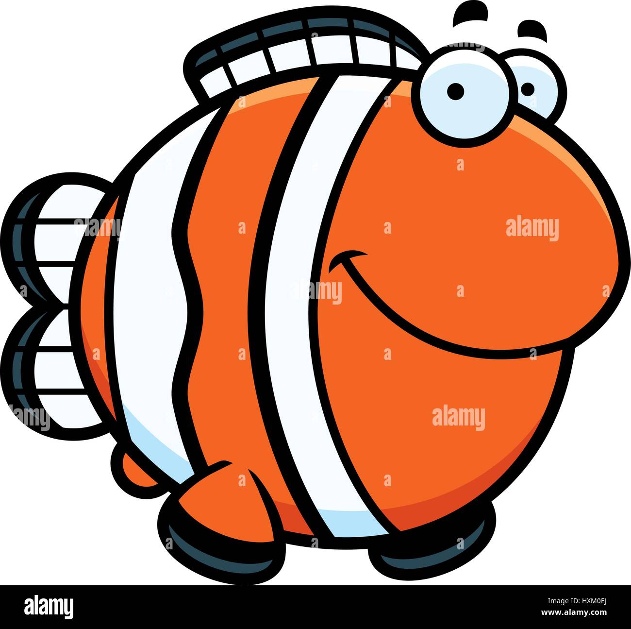 Une Illustration D Un Dessin Anime Poissons Clowns Heureux Et Souriants Image Vectorielle Stock Alamy