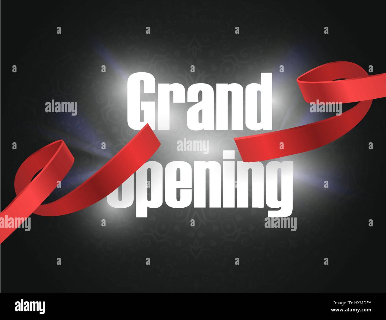 Grande ouverture , fond avec lettrage signe. Modèles de bannière, flyer, élément de conception, de la décoration pour l'inauguration de l' Illustration de Vecteur