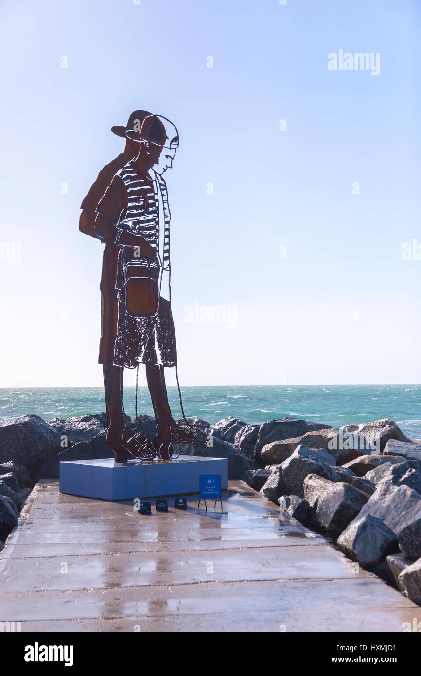 Zadok Ben-David, Big Boy, Sculpture by the Sea, Cottesloe 2017 Perth, Australie occidentale Banque D'Images