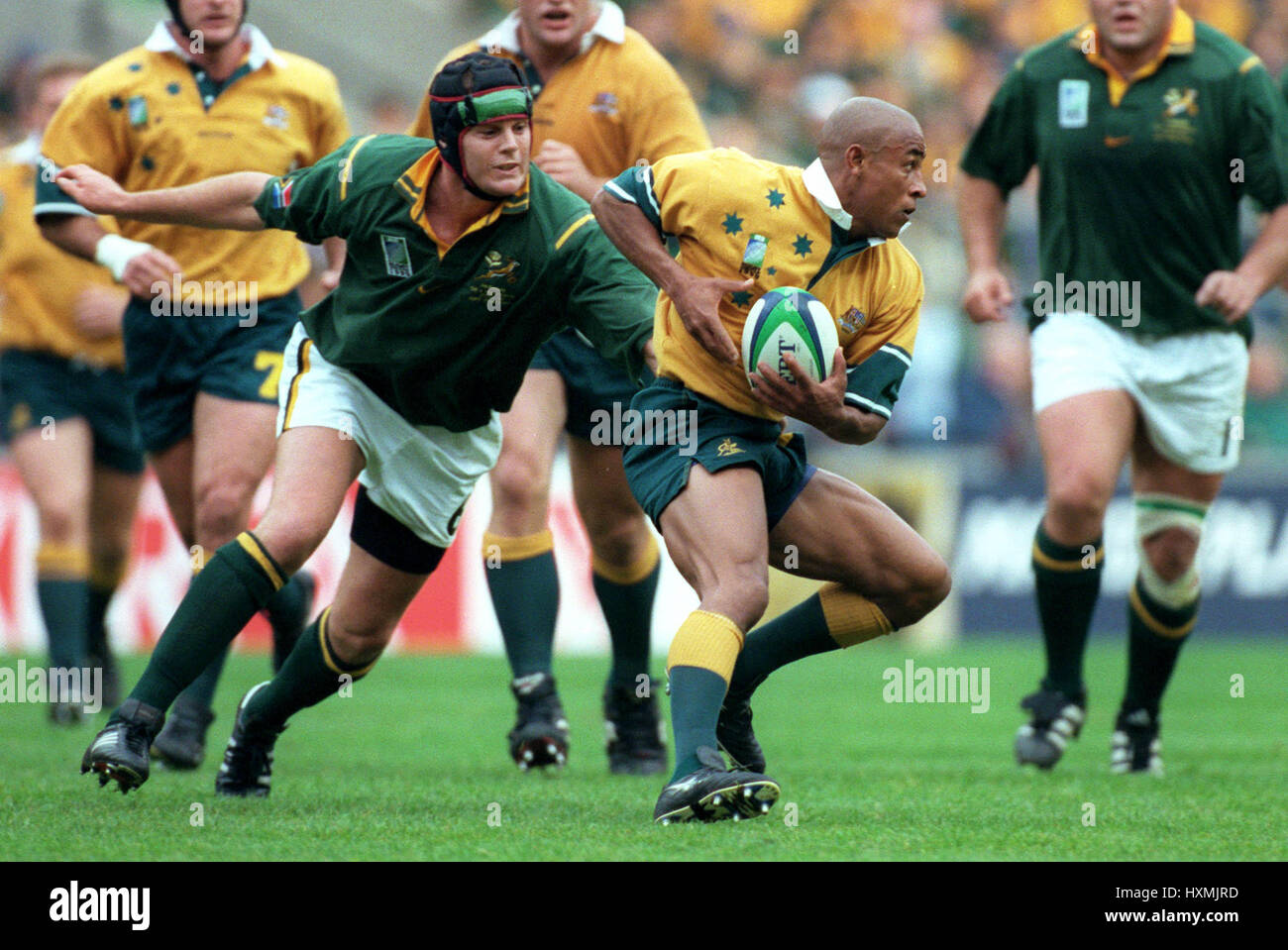 GEORGE GREGAN & RASSIE ERASMUS AFRIQUE DU SUD V L'AUSTRALIE 01 Novembre 1999 Banque D'Images