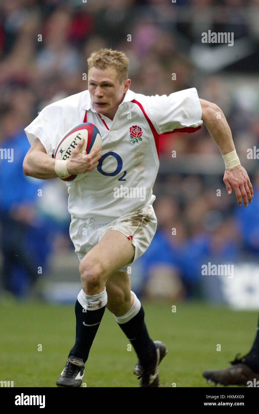 JOSH LEWSEY ANGLETERRE & London Wasps à Twickenham RU LONDON ANGLETERRE 09 Mars 2003 Banque D'Images