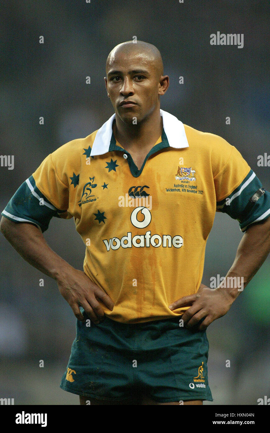 GEORGE GREGAN AUSTRALIE RU LONDRES ANGLETERRE TWICKENHAM 16 Novembre 2002 Banque D'Images