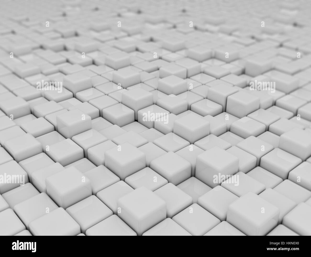 Résumé Contexte Les cubes 3d numérique Banque D'Images