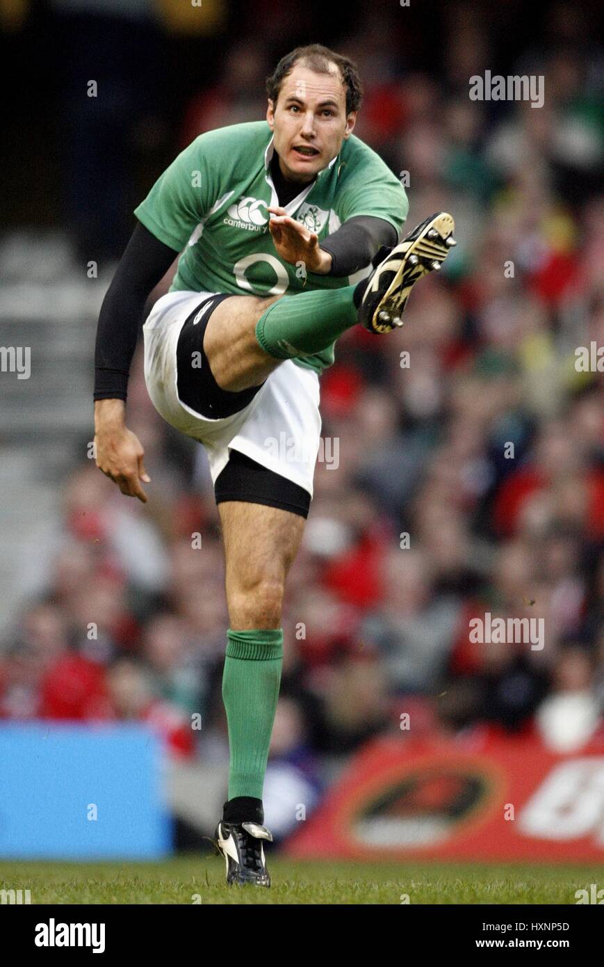 GIRVAN DEMPSEY & IRLANDE LEINSTER RU MILLENNIUM STADIUM Cardiff au Pays de Galles 04 Février 2007 Banque D'Images