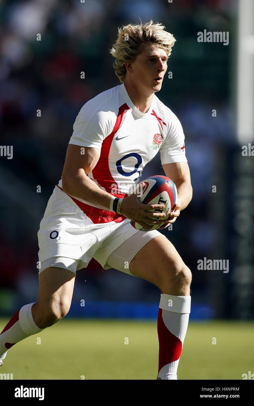 DAVID STRETTLE L'ANGLETERRE ET HARLEQUINS TWICKENHAM Londres Angleterre 04 Août 2007 Banque D'Images