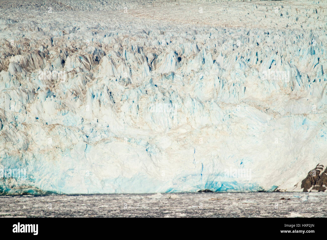 Chili - Amalia Glacier sur le bord du canal Sarmiento - Glacier Skua - Parc National Bernardo O'Higgins Banque D'Images