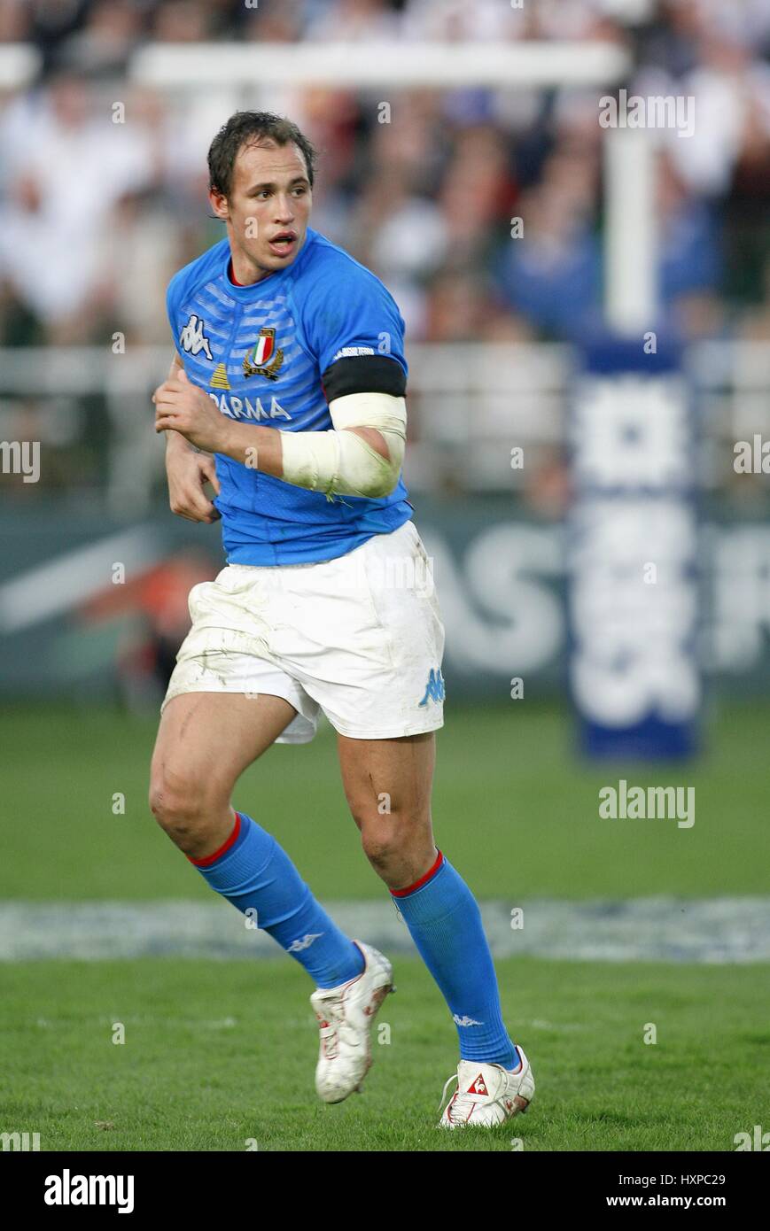 SERGIO PARISSE ITALIE RU STADIO FLAMINIO ROME ITALIE 10 Février 2008 Banque D'Images
