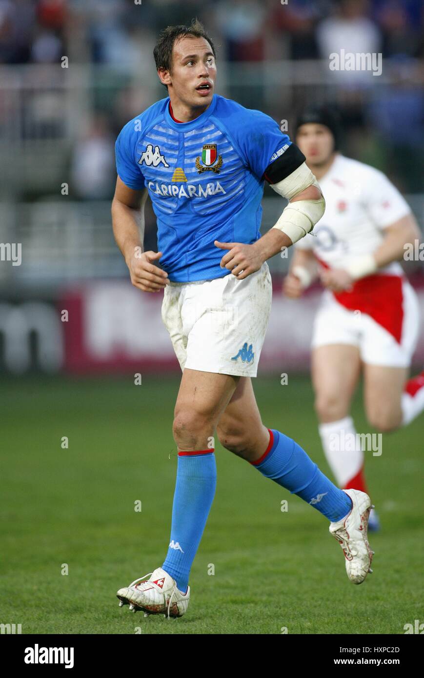 SERGIO PARISSE ITALIE RU STADIO FLAMINIO ROME ITALIE 10 Février 2008 Banque D'Images