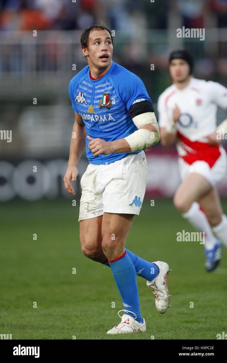 SERGIO PARISSE ITALIE RU STADIO FLAMINIO ROME ITALIE 10 Février 2008 Banque D'Images