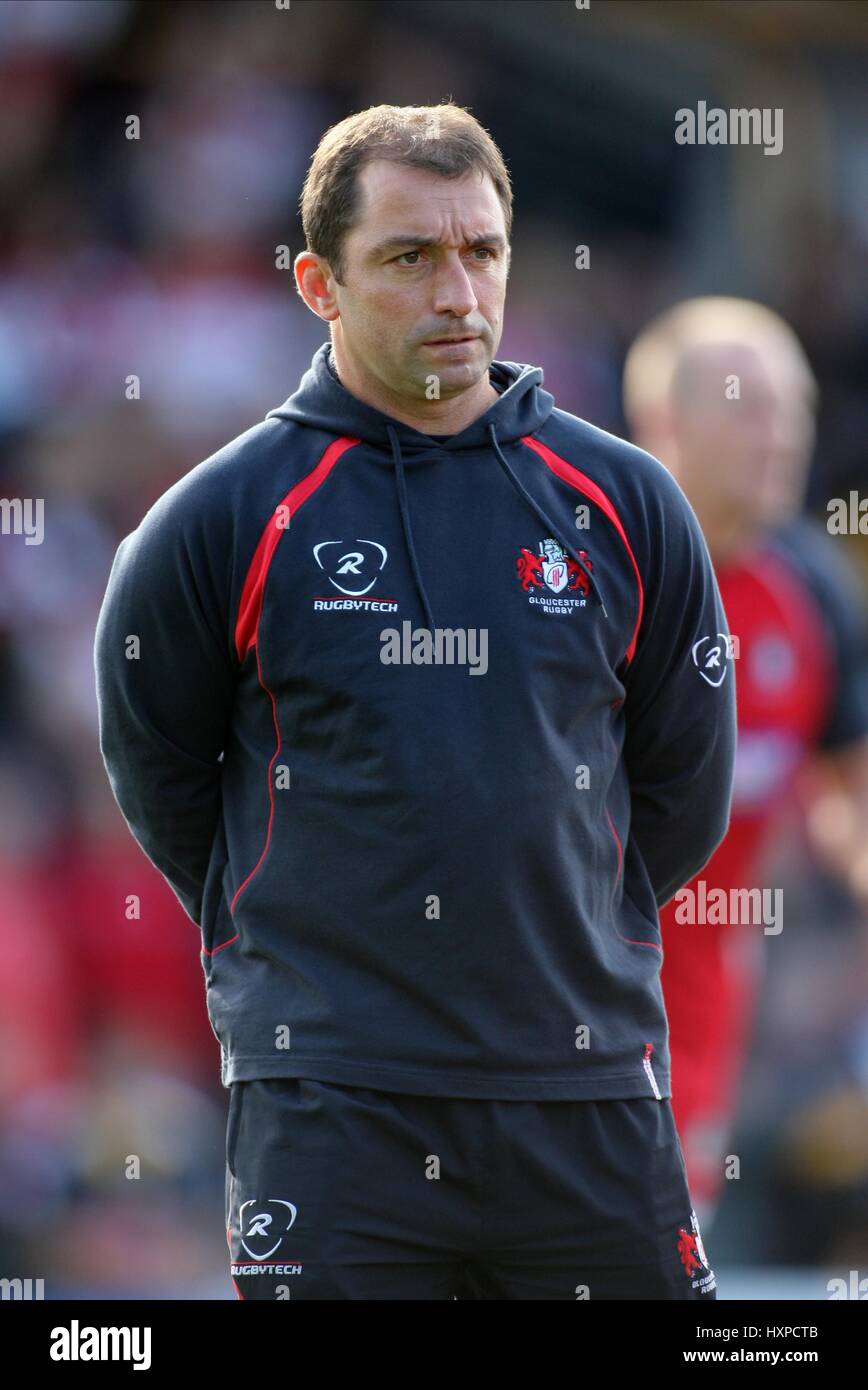 BRYAN REDPATH GLOUCESTER RUGBY HEADINGLEY LEEDS CARNEGIE, entraîneur-chef de l'Angleterre 04 octobre 2009 Banque D'Images