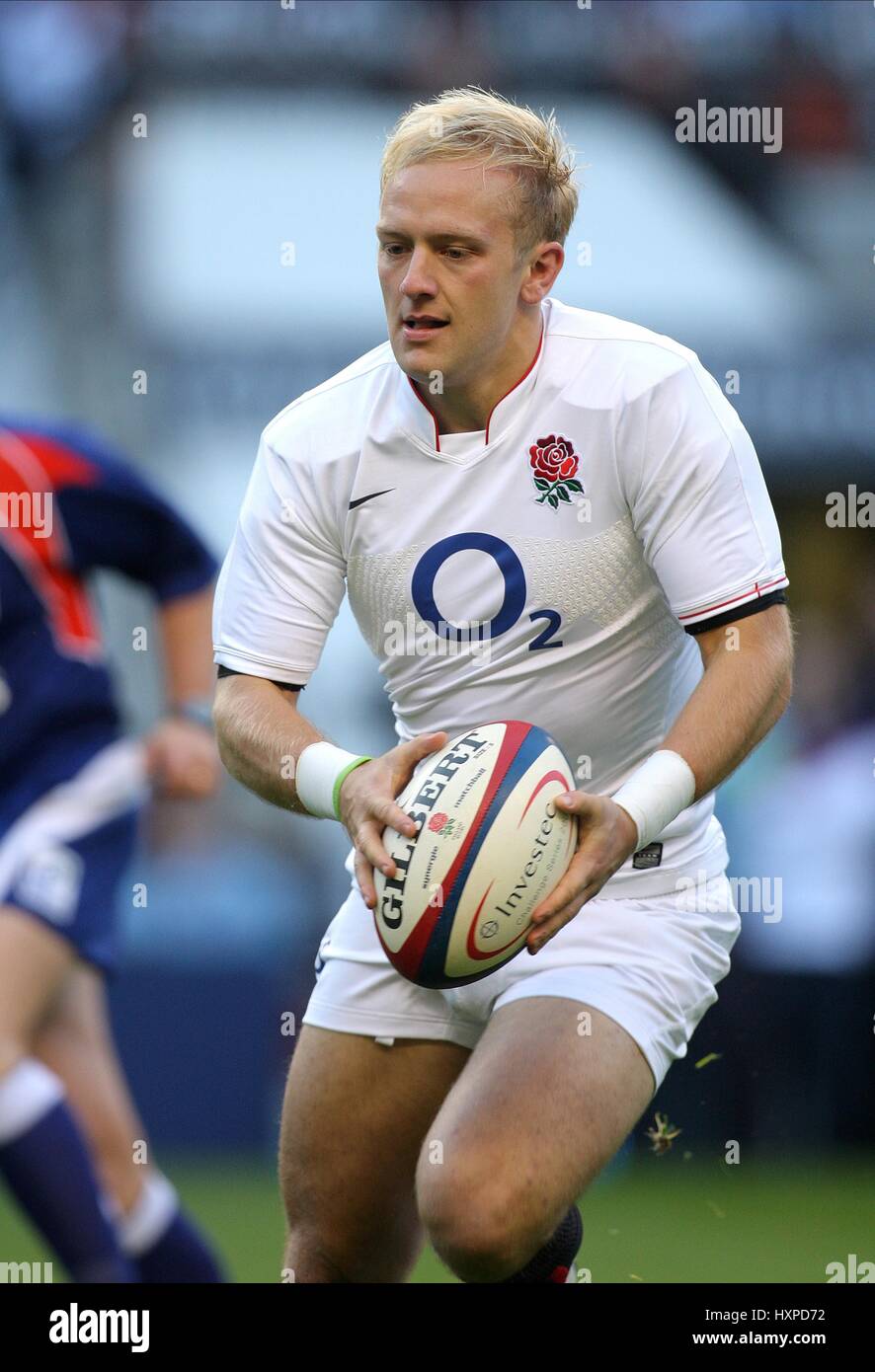 SHANE GERAGHTY ANGLETERRE & TWICKENHAM MIDDLESEX ANGLETERRE LONDON IRISH 07 Novembre 2009 Banque D'Images