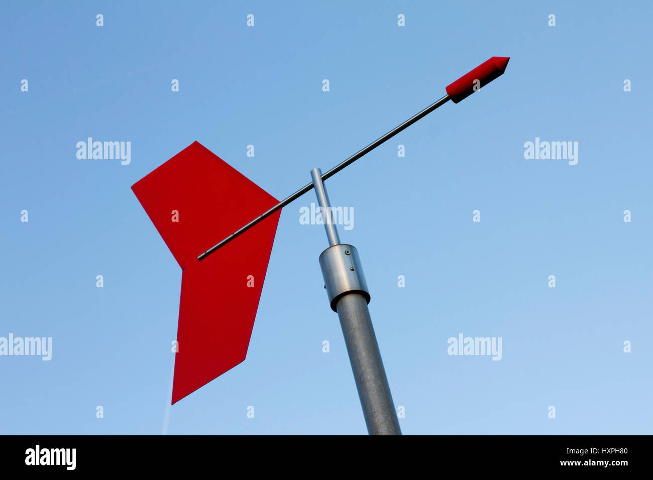 Indicateur De Direction Du Vent Parc Meteo Offenbach Windrichtungsanzeiger Wetterpark Offenbach Photo Stock Alamy