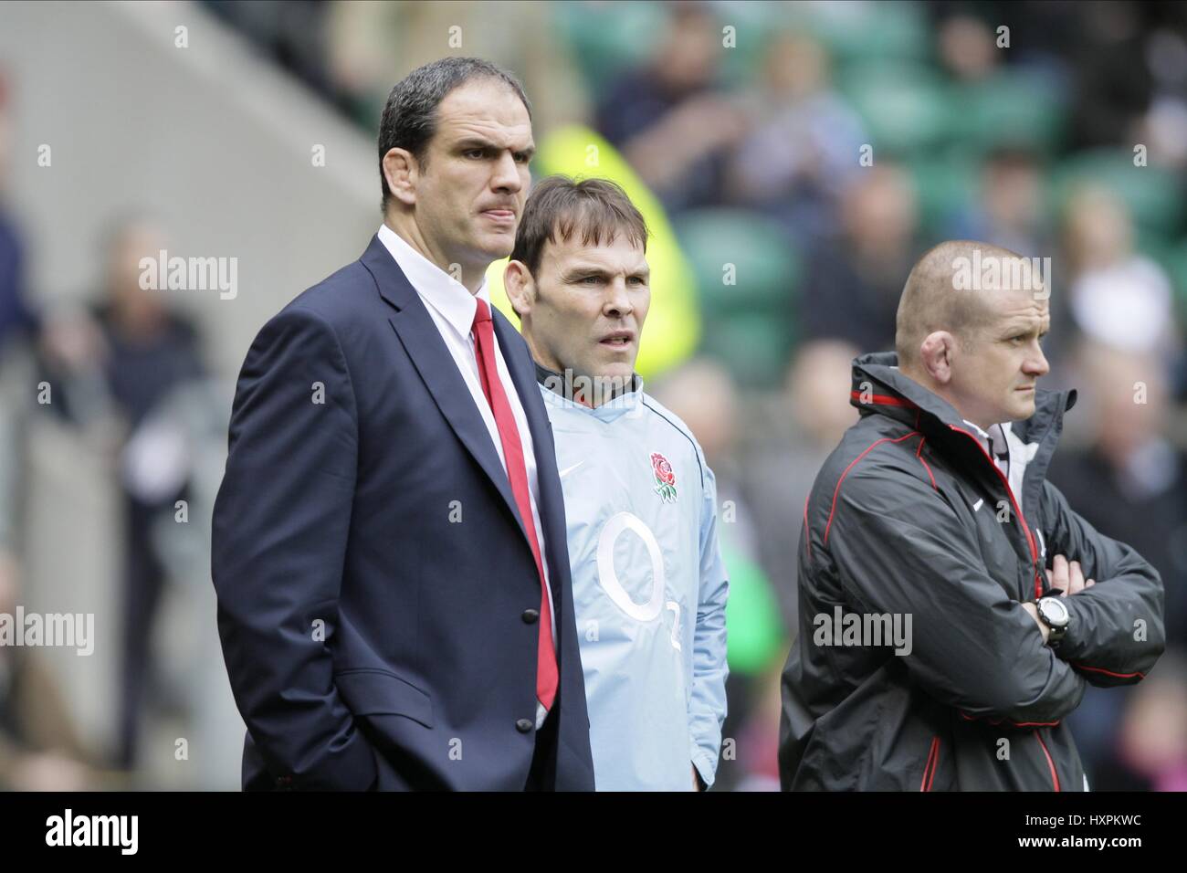 MARTIN JOHNSON WELLS ROWNTRE ANGLETERRE ANGLETERRE RU RU MANAGER EN TANT QUE MANAGER ASSISTANT & TWICKENHAM MIDDLESEX ANGLETERRE 13 Mars 2011 Banque D'Images