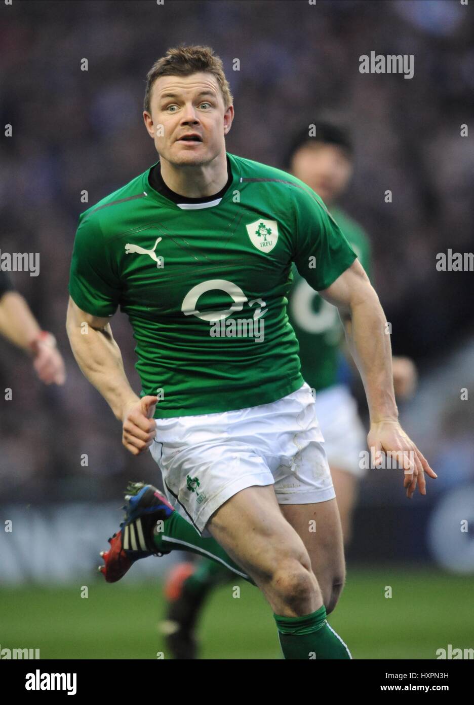 BRIAN O'Driscoll, l'IRLANDE LEINSTER LEINSTER RU RU & IRLANDE ANGLETERRE LONDRES TWICKENHAM 22 Février 2014 Banque D'Images