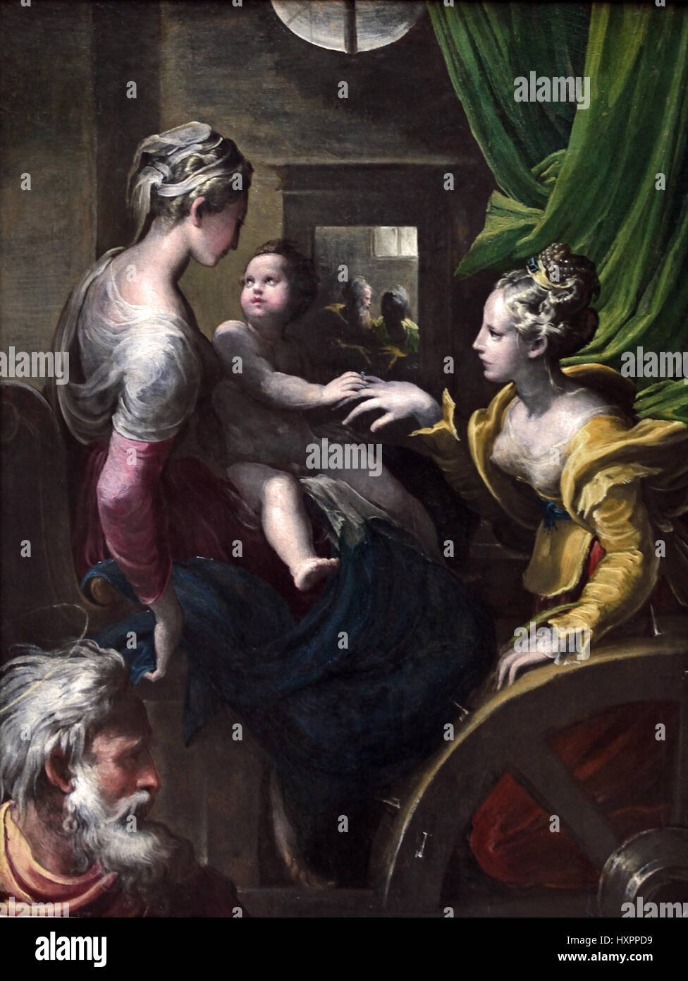 Le Mariage mystique de Sainte Catherine, Parmigianino, 1503 1527-31 - 1540, l'Italie, l'italien, Francesco Maria Mazzola (également connu sous le nom de Francesco Mazzola ) Banque D'Images