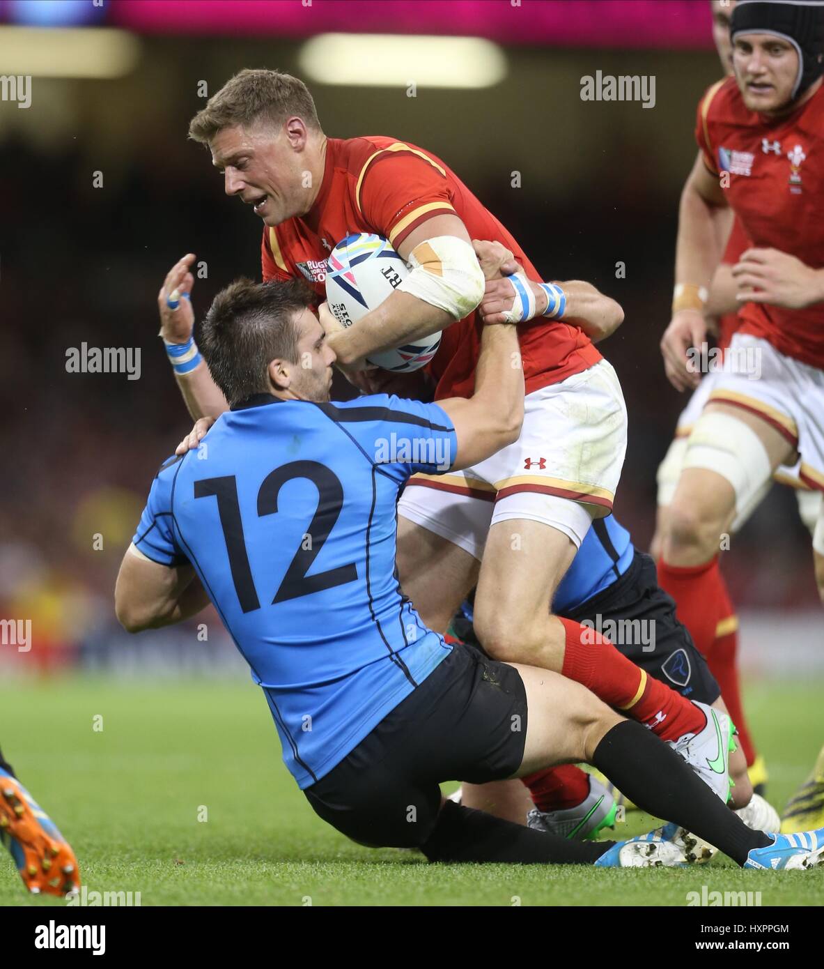 RHYS PRIESTLAND Wales Wales Millennium Stadium CARDIFF WALES 20 Septembre 2015 Banque D'Images