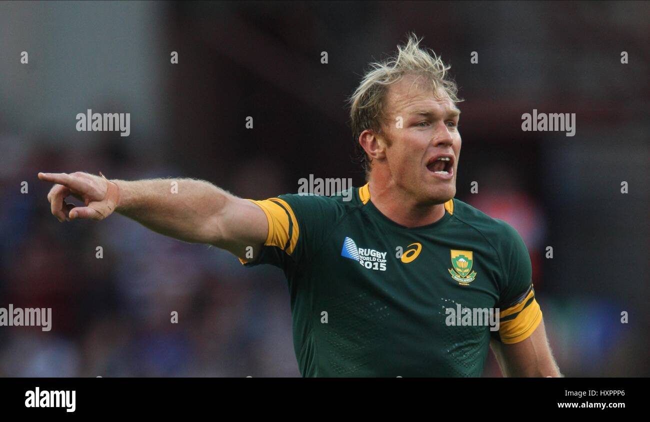 SCHALK BURGER AFRIQUE DU SUD L'AFRIQUE DU SUD VILLA PARK BIRMINGHAM ENGLAND 26 Septembre 2015 Banque D'Images