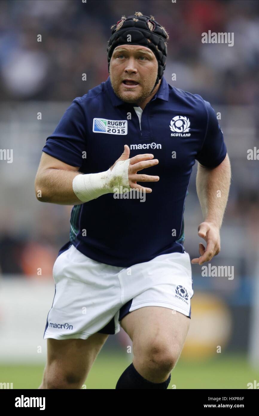 WP NEL ECOSSE EDINBURGH RUGBY ECOSSE & EDINBURGH RUGBY ST JAMES Park Newcastle upon Tyne en Angleterre 10 octobre 2015 Banque D'Images