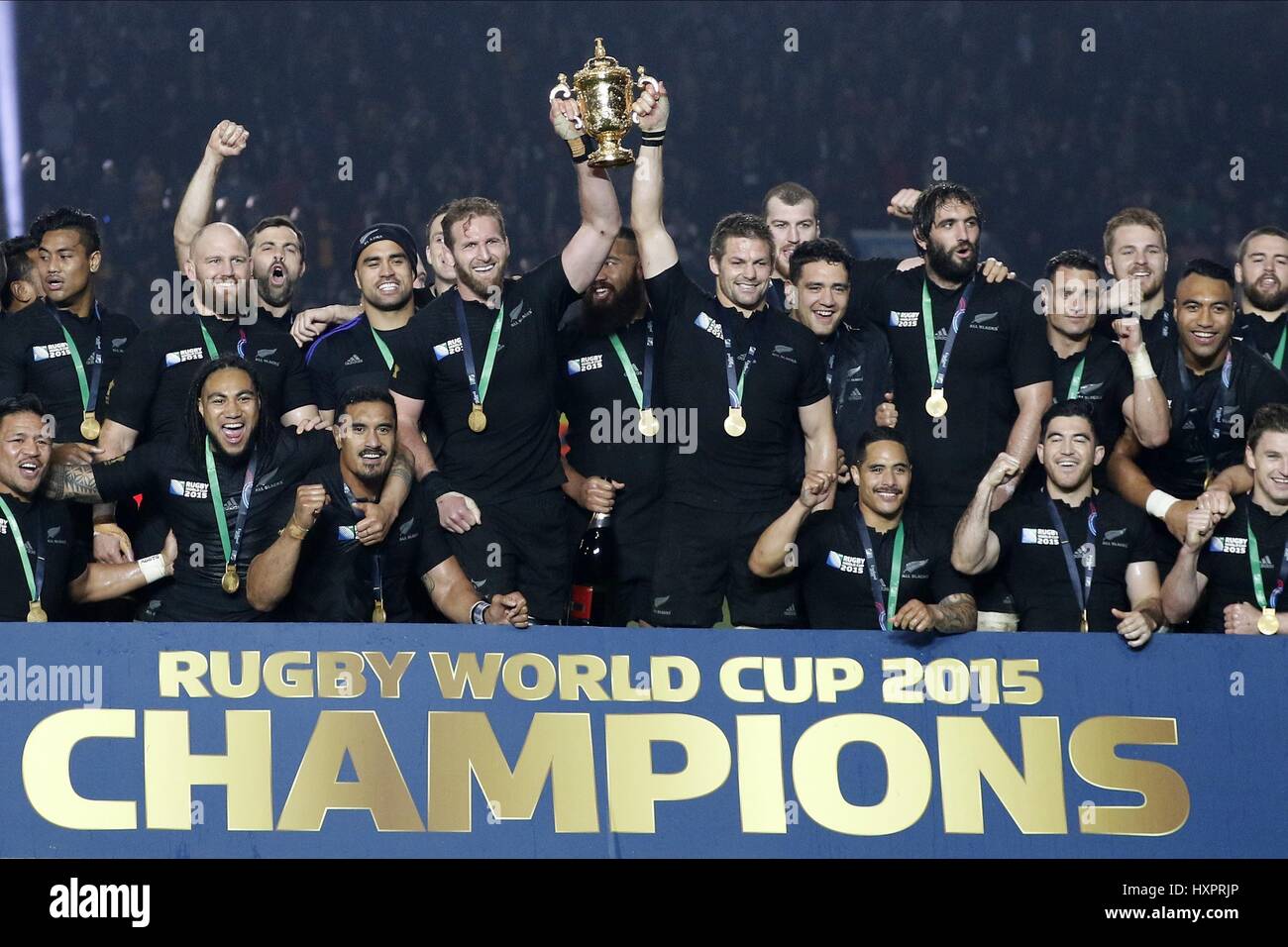 La Nouvelle-zélande V AUSTRALIA NEW ZEALAND V AUSTRALIE LONDRES ANGLETERRE TWICKENHAM 31 Octobre 2015 Banque D'Images