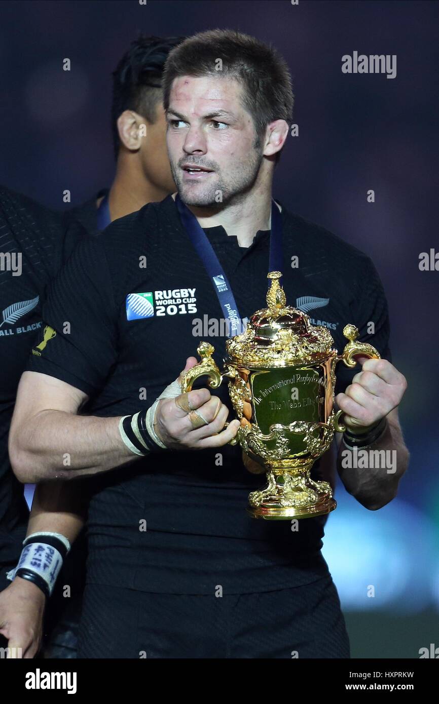 RICHIE MCCAW, DAN CARTER V Nouvelle-zélande Australie Nouvelle-zélande V AUSTRALIE LONDRES ANGLETERRE TWICKENHAM 31 Octobre 2015 Banque D'Images