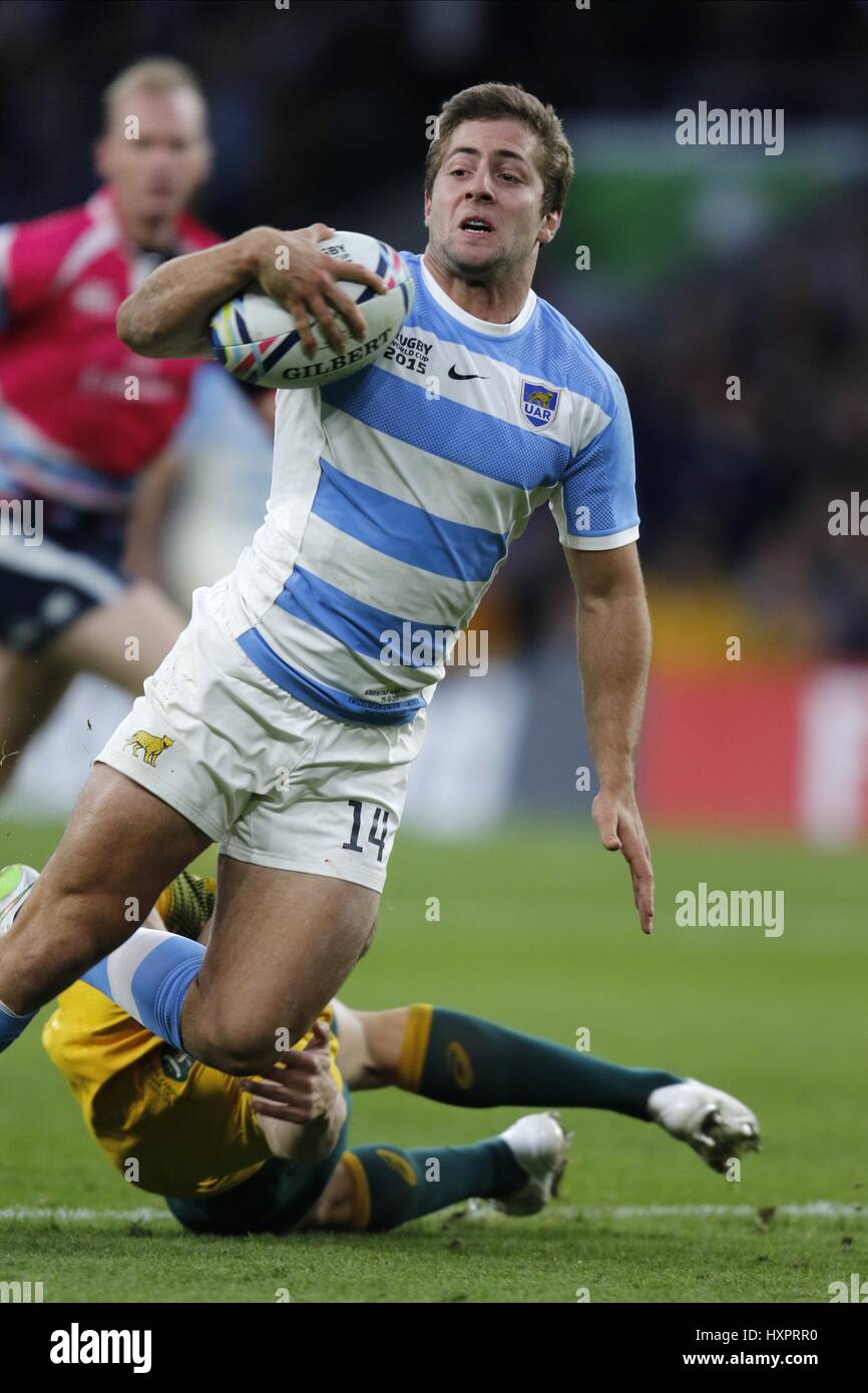 SANTIAGO CORDERO Argentine ARGENTINE ANGLETERRE LONDRES TWICKENHAM 25 Octobre 2015 Banque D'Images