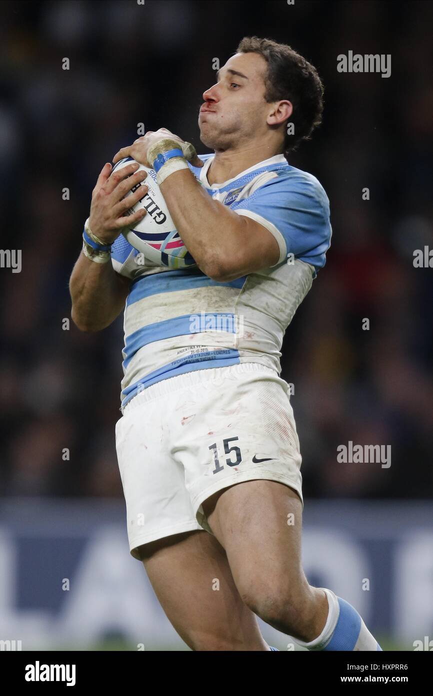JOAQUIN TUCULET Argentine ARGENTINE ANGLETERRE LONDRES TWICKENHAM 25 Octobre 2015 Banque D'Images