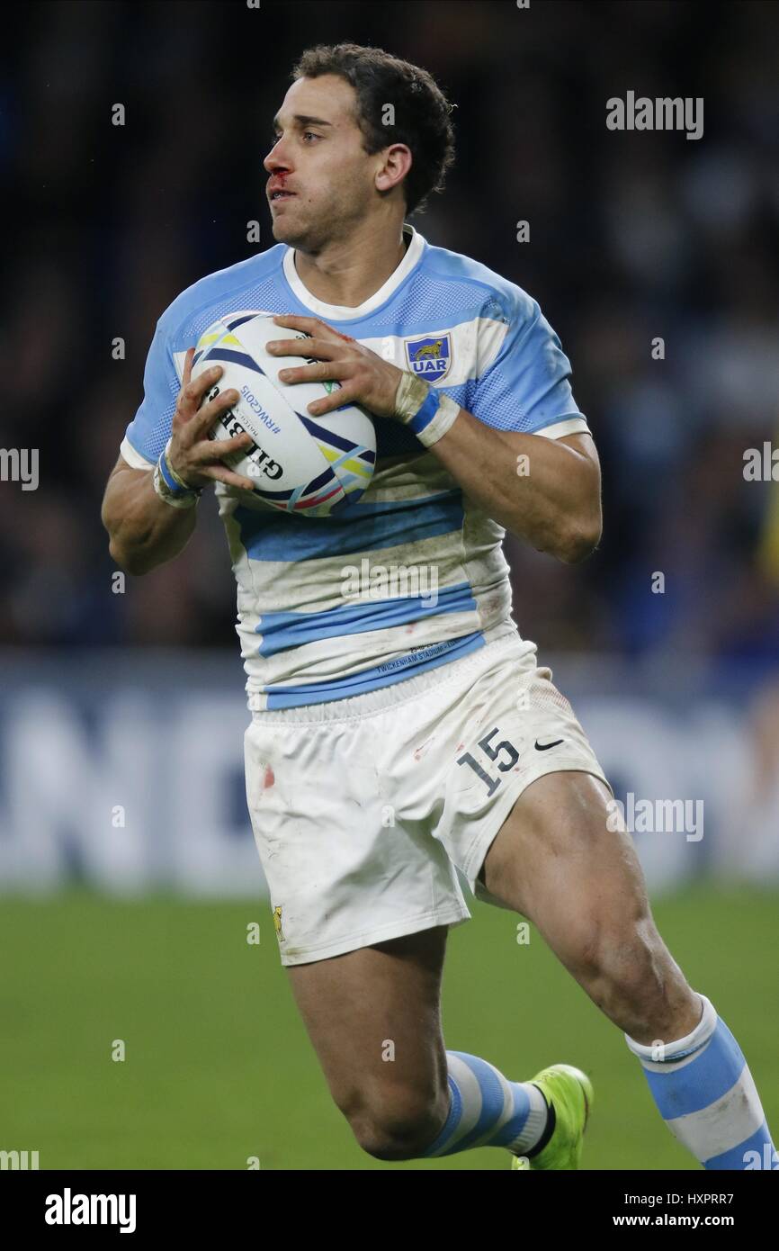 JOAQUIN TUCULET Argentine ARGENTINE ANGLETERRE LONDRES TWICKENHAM 25 Octobre 2015 Banque D'Images