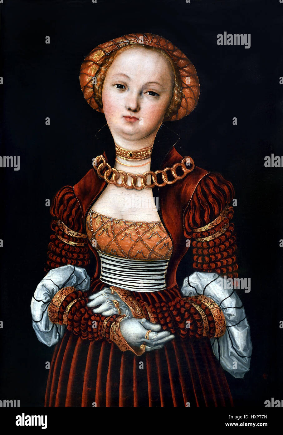 Portrait de femme 1525 Lucas Cranach l'ancien Lucas Cranach l'Ancien 1472 - 1553 Allemand Allemagne Banque D'Images