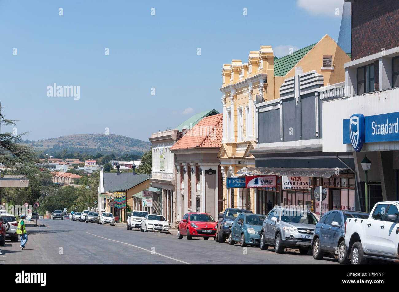 Ueckermann Street, Heidelberg, la Province de Gauteng, Afrique du Sud Banque D'Images