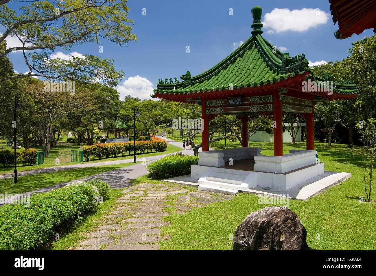 Jardin japonais et chinois de Singapour, en Asie (pas de Pr), Chinesischer japanischer Garten und dans Singapore, Asien (pas de pr) Banque D'Images