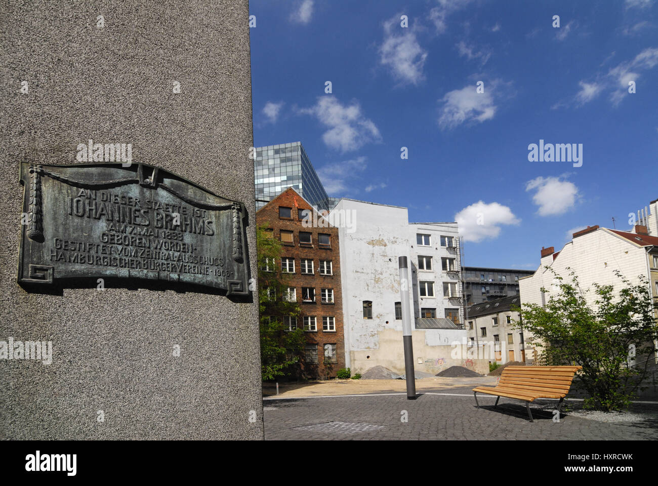 Hambourg, Allemagne, Europe, ville, villages, ville, villes, jour, pendant la journée, hamburger, Hamburg-Mitte, centre-ville, place, places, façon quarts, Bramsqua Banque D'Images