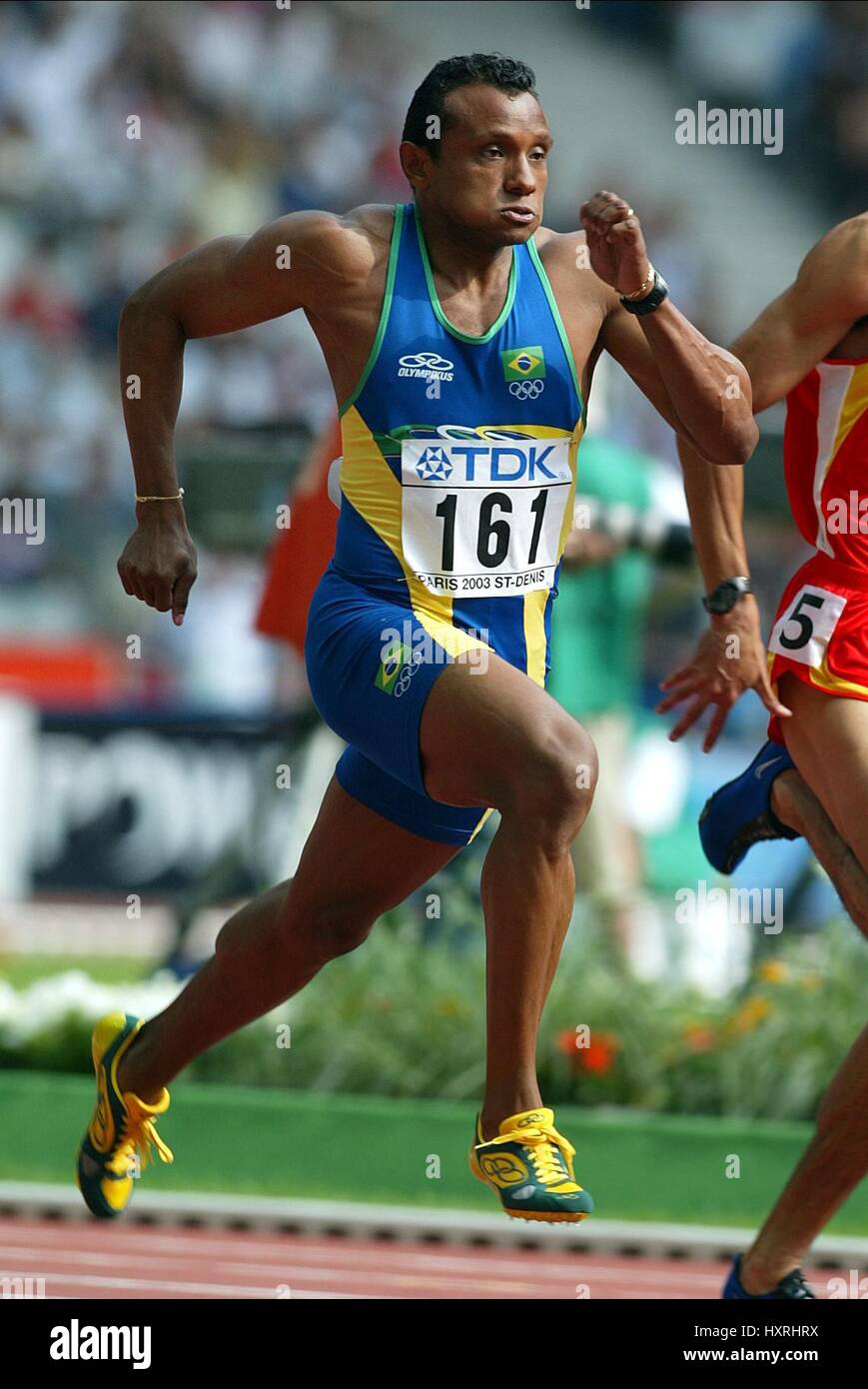 CLAUDIO ROBERTO SOUZA à 200 mètres DU STADE DE FRANCE ST DENIS PARIS FRANCE 26 Août 2003 Banque D'Images