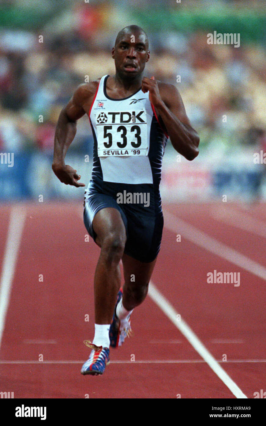 MARK RICHARDSON 400 Mètres 22 Novembre 1999 Banque D'Images