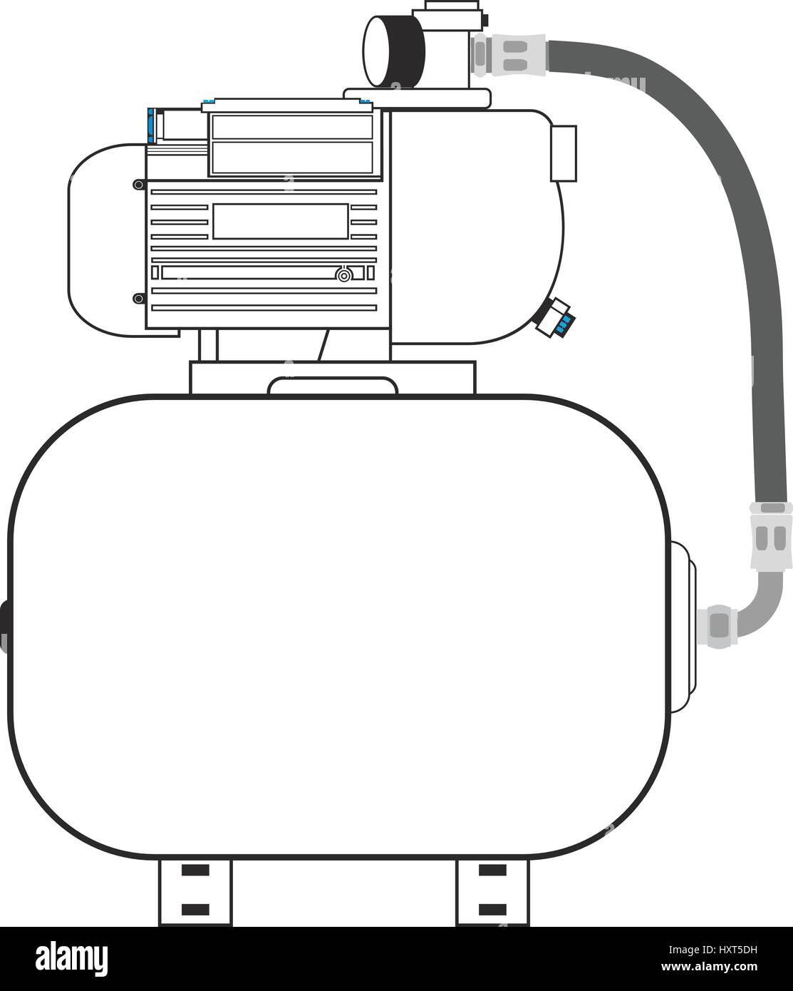 Compresseur Illustration de Vecteur