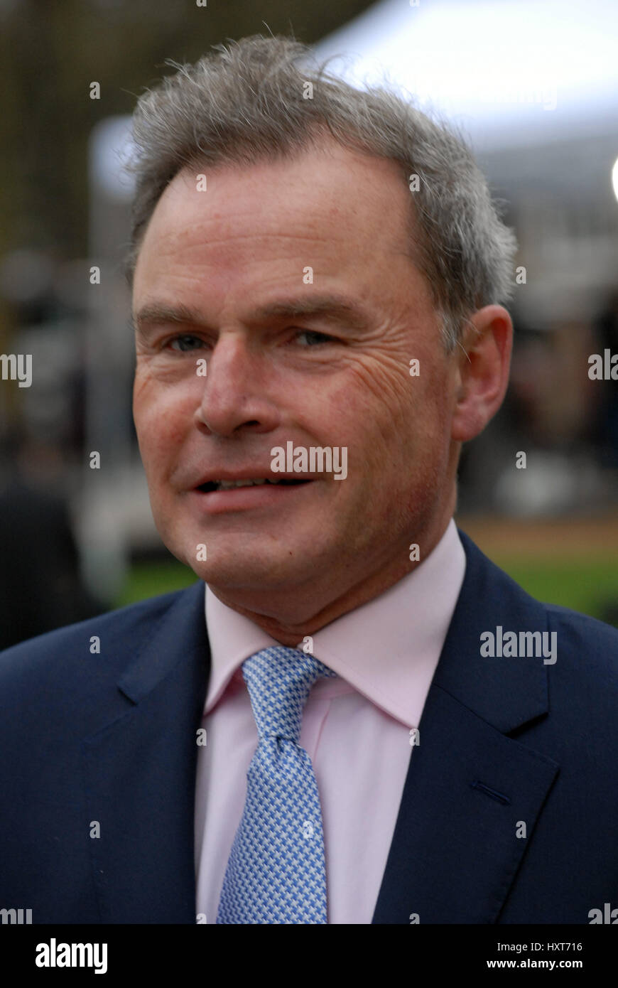 Londres, Royaume-Uni. Mar 29, 2017. Peter Whittle devant les Maisons du Parlement le jour de l'Article 50 Retrait de l'UK à l'UE a envoyé à Bruxelles. Credit : JOHNNY ARMSTEAD/Alamy Live News Banque D'Images