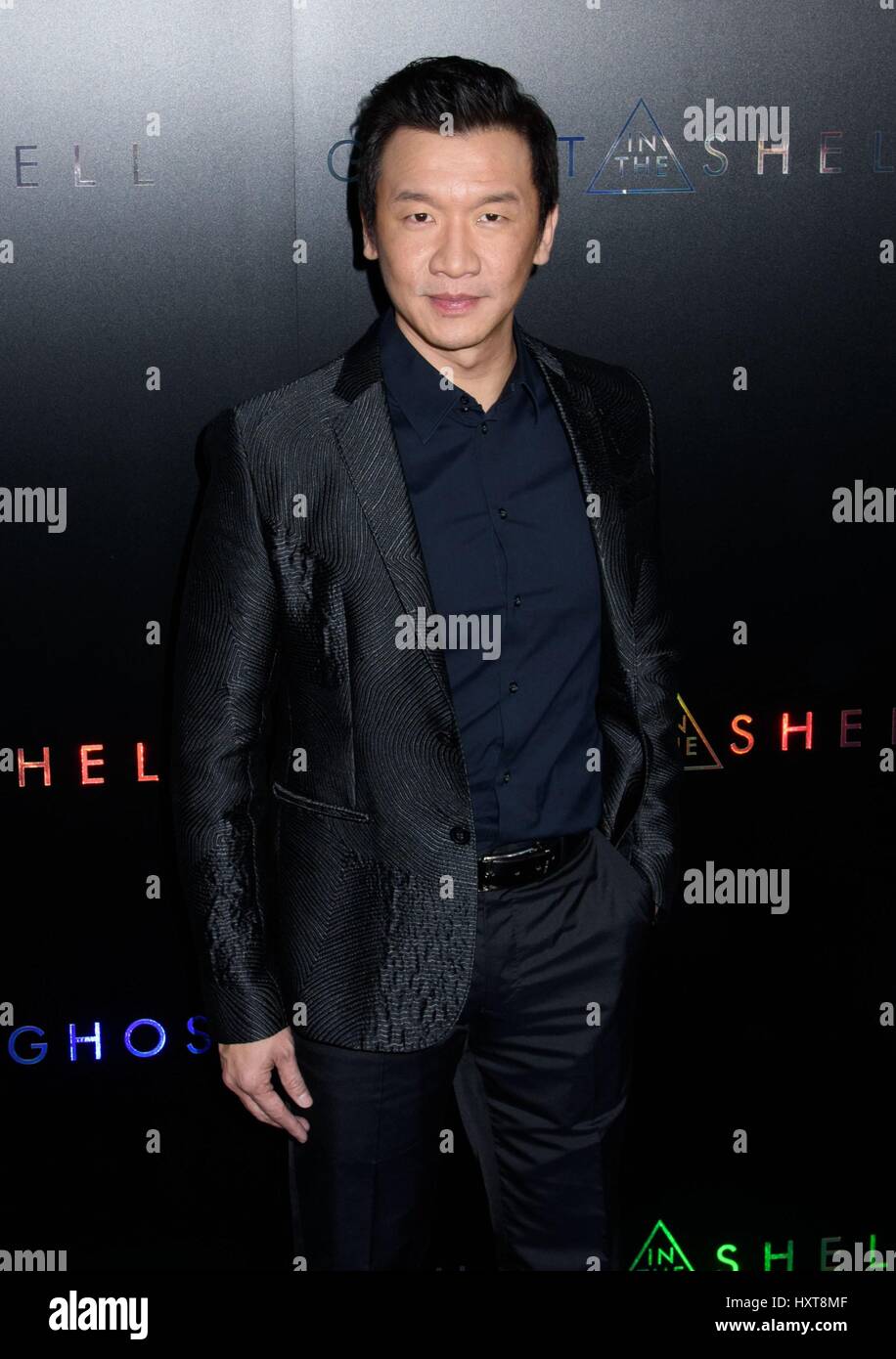 New York, NY, USA. Mar 29, 2017. Chin Han aux arrivées pour GHOST IN THE SHELL Premiere, AMC Loews Lincoln Square, New York, NY 29 Mars, 2017. Credit : RCF/Everett Collection/Alamy Live News Banque D'Images