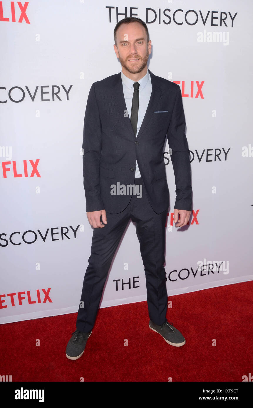 Los Angeles, CA, USA. Mar 29, 2017. Charlie McDowell, à la projection du film spécial Netflix de la découverte sur le Vista Theatre de Los Angeles, Californie le 29 mars 2017. Crédit : David Edwards/media/Alamy Punch Live News Banque D'Images